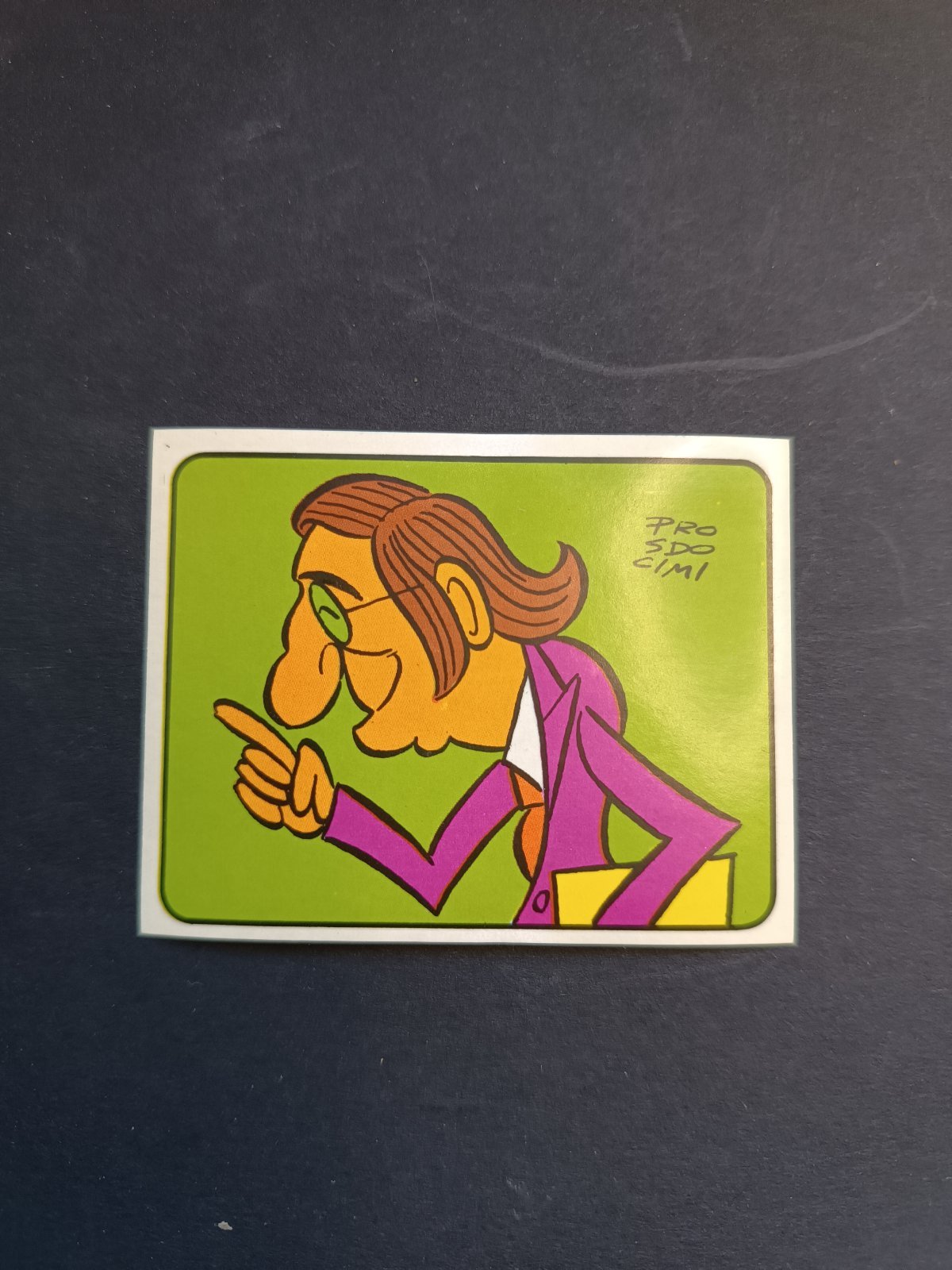 figurina ''Menù a Tendina'' cantanti 1972 panini Vignetta autoadesiva con velina - Foto 14 di 181