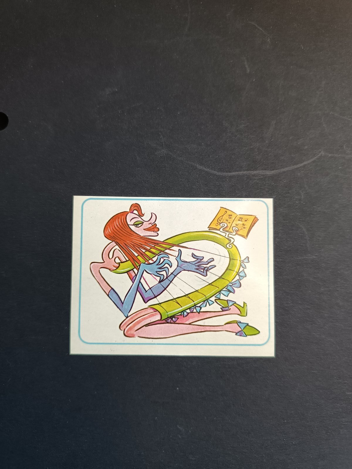 figurina ''Menù a Tendina'' cantanti 1972 panini Vignetta autoadesiva con velina - Foto 162 di 181