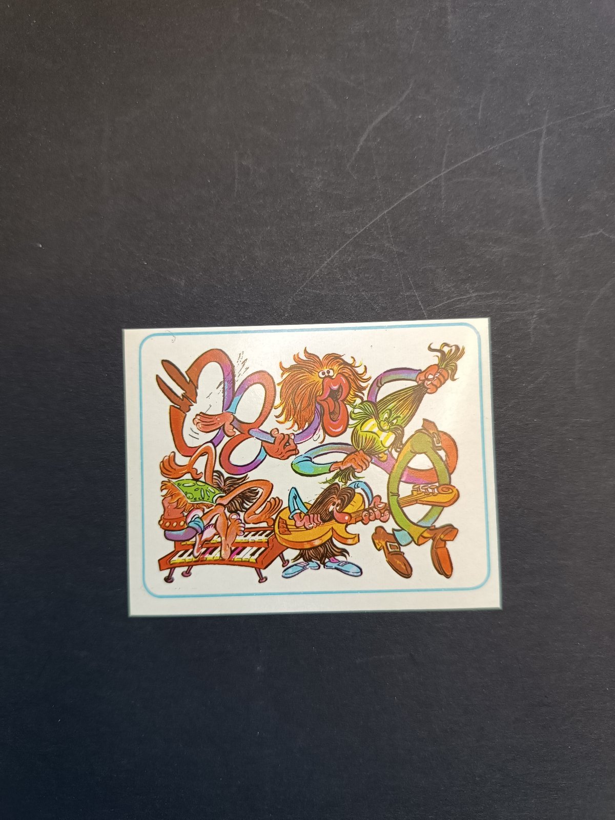 figurina ''Menù a Tendina'' cantanti 1972 panini Vignetta autoadesiva con velina - Foto 178 di 181
