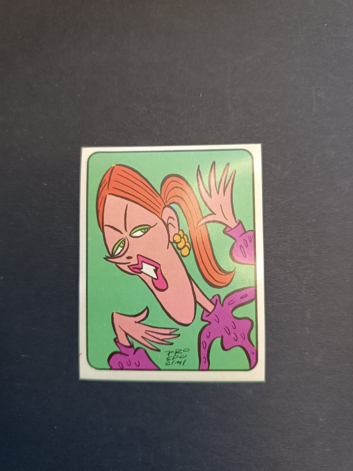 figurina ''Menù a Tendina'' cantanti 1972 panini Vignetta autoadesiva con velina - Foto 16 di 181