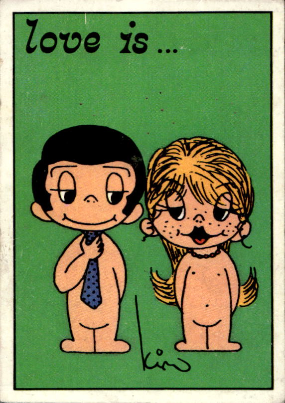Panini Figur ''Vorhangmenü'' Love is l'amore is… 1975 - Bild 8 von 223