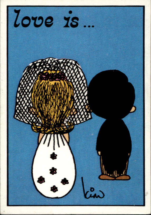 Panini Figur ''Vorhangmenü'' Love is l'amore is… 1975 - Bild 12 von 223