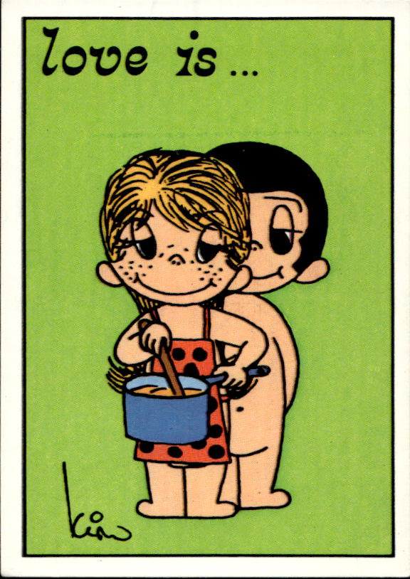 Panini Figur ''Vorhangmenü'' Love is l'amore is… 1975 - Bild 16 von 223