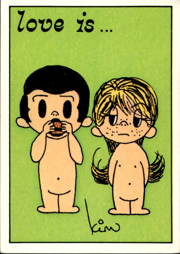 Panini Figur ''Vorhangmenü'' Love is l'amore is… 1975 - Bild 22 von 223