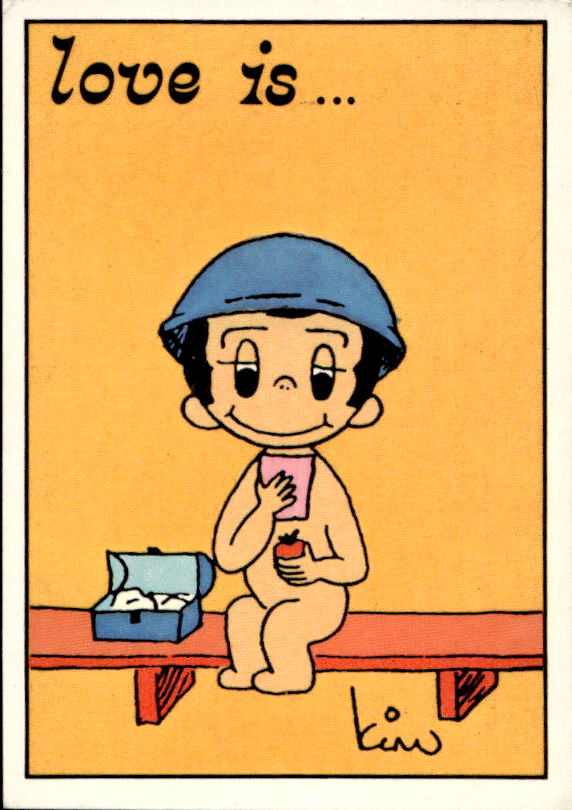 Panini Figur ''Vorhangmenü'' Love is l'amore is… 1975 - Bild 24 von 223