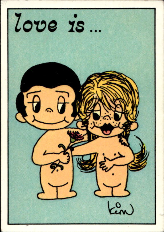 Panini Figur ''Vorhangmenü'' Love is l'amore is… 1975 - Bild 26 von 223