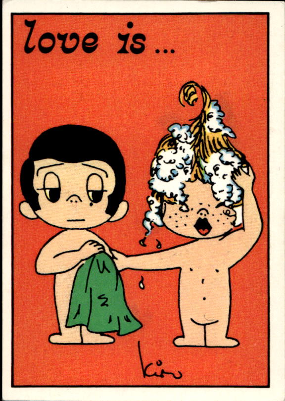 Panini Figur ''Vorhangmenü'' Love is l'amore is… 1975 - Bild 36 von 223