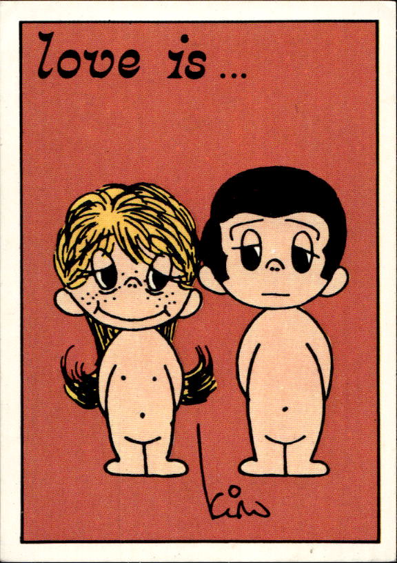 Panini Figur ''Vorhangmenü'' Love is l'amore is… 1975 - Bild 40 von 223