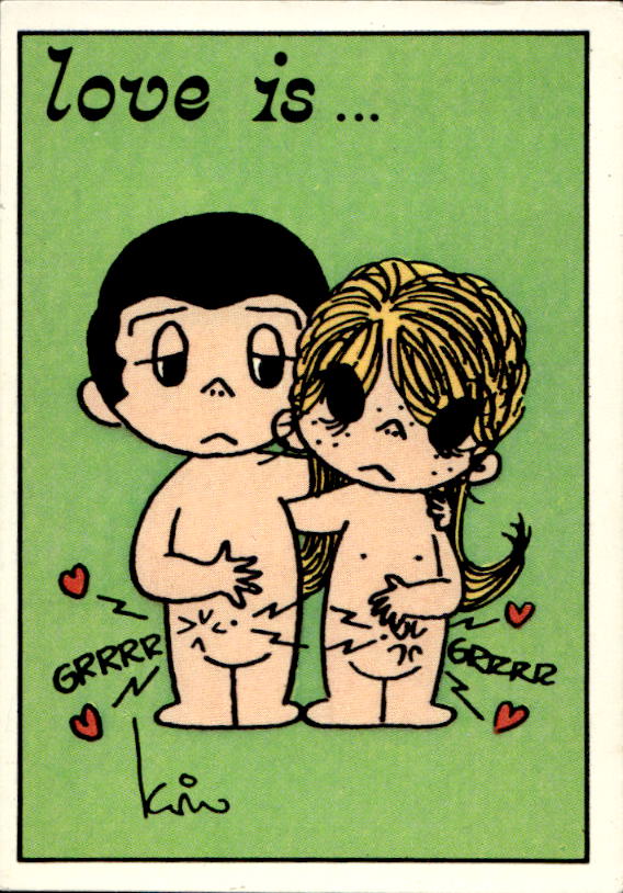 Panini Figur ''Vorhangmenü'' Love is l'amore is… 1975 - Bild 44 von 223