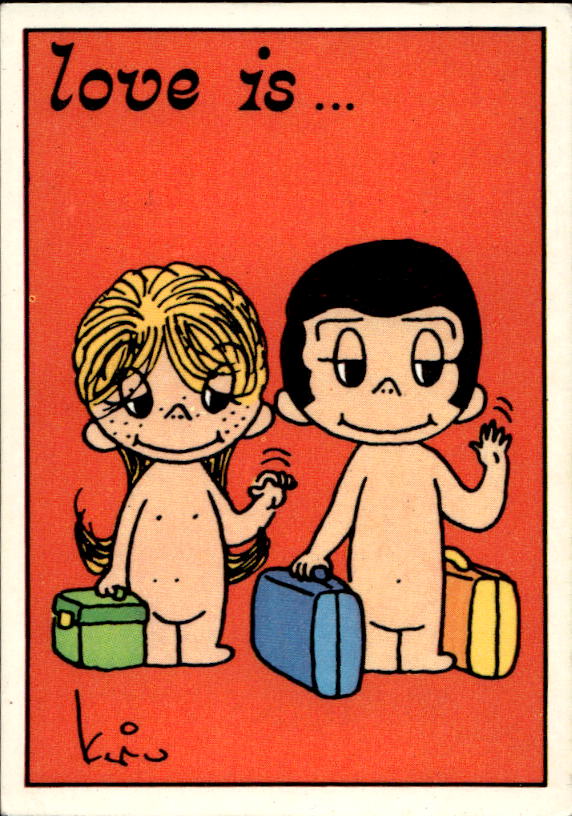 Panini Figur ''Vorhangmenü'' Love is l'amore is… 1975 - Bild 46 von 223