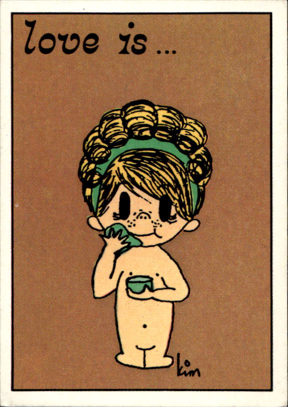 Panini Figur ''Vorhangmenü'' Love is l'amore is… 1975 - Bild 50 von 223
