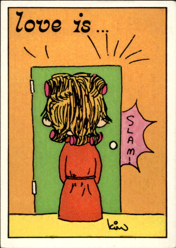 Panini Figur ''Vorhangmenü'' Love is l'amore is… 1975 - Bild 54 von 223
