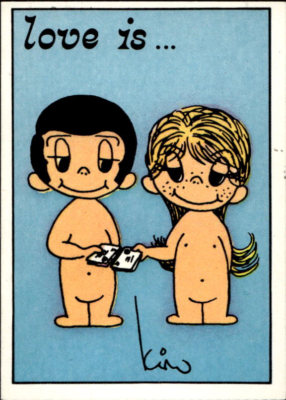 Panini Figur ''Vorhangmenü'' Love is l'amore is… 1975 - Bild 62 von 223