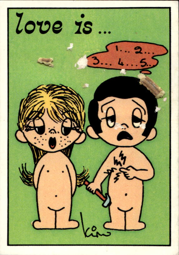 Panini Figur ''Vorhangmenü'' Love is l'amore is… 1975 - Bild 68 von 223