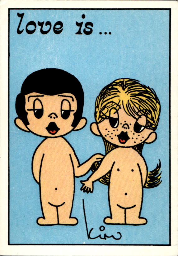 Panini Figur ''Vorhangmenü'' Love is l'amore is… 1975 - Bild 70 von 223
