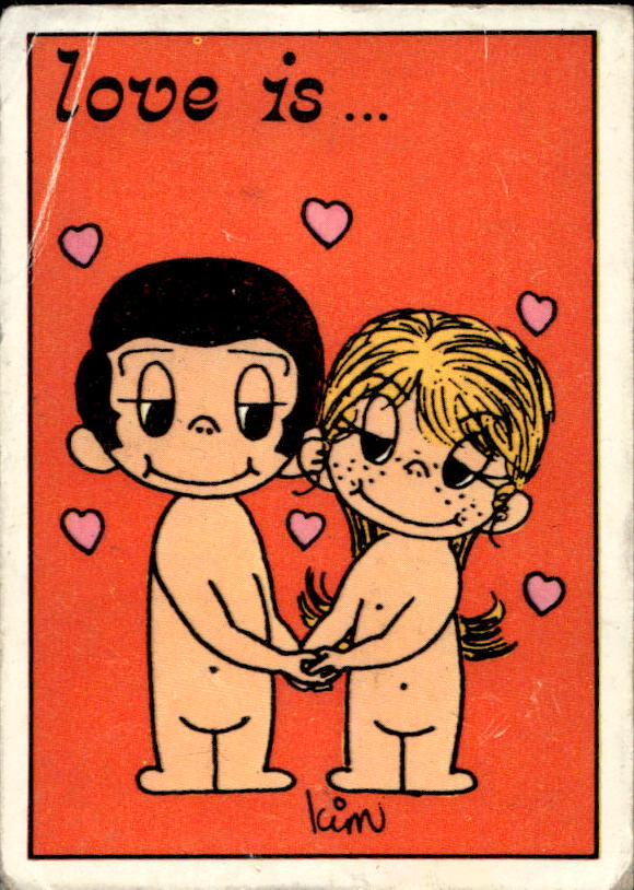 Panini Figur ''Vorhangmenü'' Love is l'amore is… 1975 - Bild 76 von 223