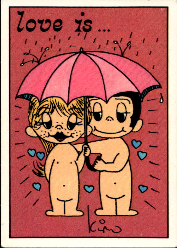 Panini Figur ''Vorhangmenü'' Love is l'amore is… 1975 - Bild 80 von 223