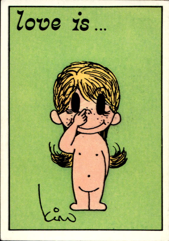 Panini Figur ''Vorhangmenü'' Love is l'amore is… 1975 - Bild 86 von 223