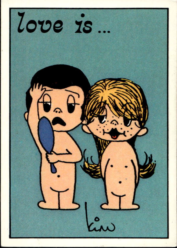 Panini Figur ''Vorhangmenü'' Love is l'amore is… 1975 - Bild 88 von 223