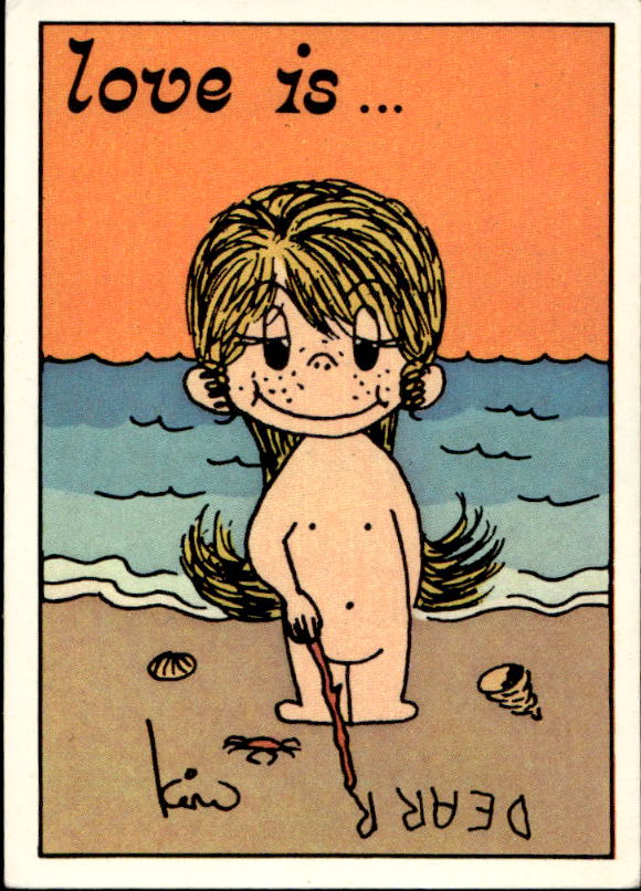 Panini Figur ''Vorhangmenü'' Love is l'amore is… 1975 - Bild 92 von 223