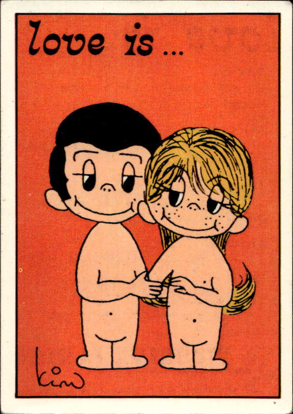 Panini Figur ''Vorhangmenü'' Love is l'amore is… 1975 - Bild 94 von 223