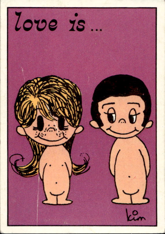 Panini Figur ''Vorhangmenü'' Love is l'amore is… 1975 - Bild 102 von 223
