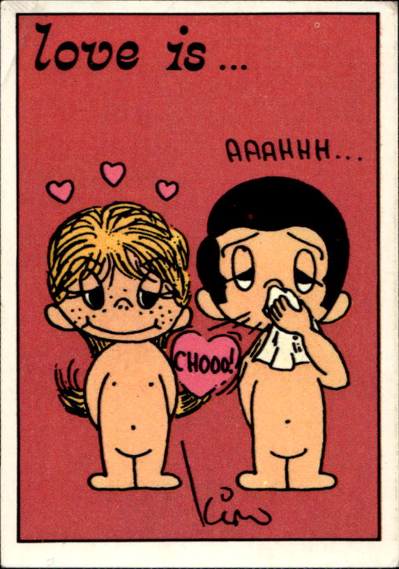 Panini Figur ''Vorhangmenü'' Love is l'amore is… 1975 - Bild 106 von 223
