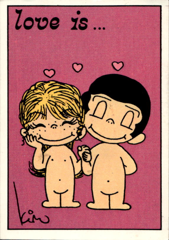 Panini Figur ''Vorhangmenü'' Love is l'amore is… 1975 - Bild 108 von 223