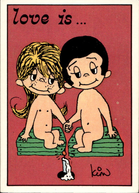 Panini Figur ''Vorhangmenü'' Love is l'amore is… 1975 - Bild 110 von 223