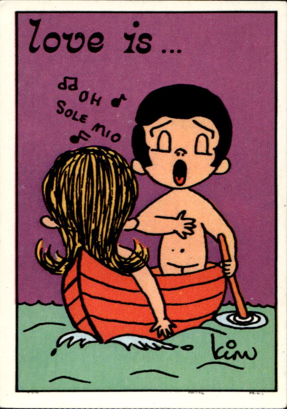 Panini Figur ''Vorhangmenü'' Love is l'amore is… 1975 - Bild 118 von 223