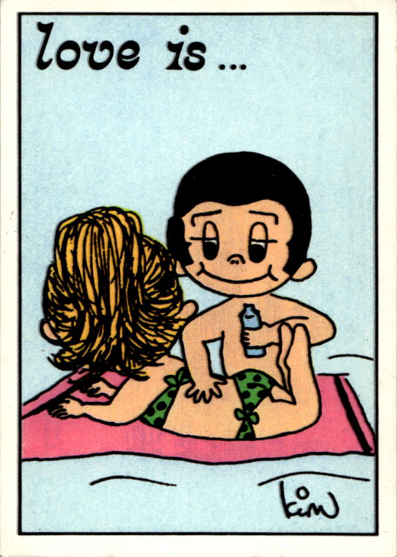 Panini Figur ''Vorhangmenü'' Love is l'amore is… 1975 - Bild 120 von 223