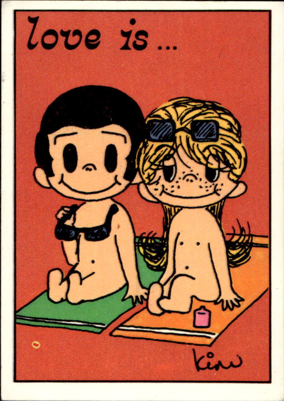 Panini Figur ''Vorhangmenü'' Love is l'amore is… 1975 - Bild 122 von 223
