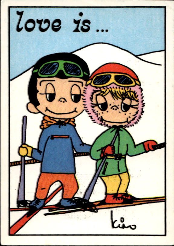 Panini Figur ''Vorhangmenü'' Love is l'amore is… 1975 - Bild 124 von 223
