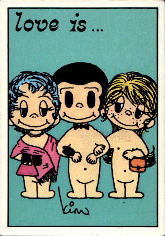 Panini Figur ''Vorhangmenü'' Love is l'amore is… 1975 - Bild 126 von 223