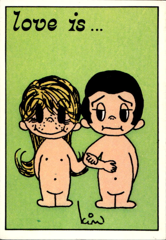 Panini Figur ''Vorhangmenü'' Love is l'amore is… 1975 - Bild 128 von 223