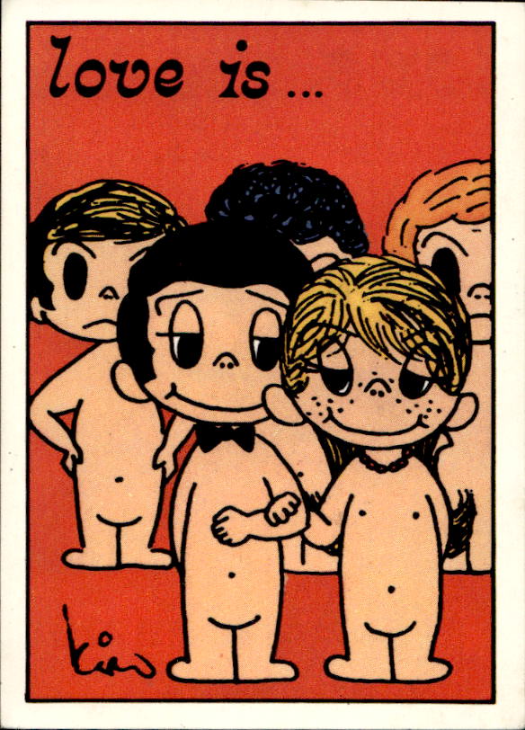 Panini Figur ''Vorhangmenü'' Love is l'amore is… 1975 - Bild 132 von 223