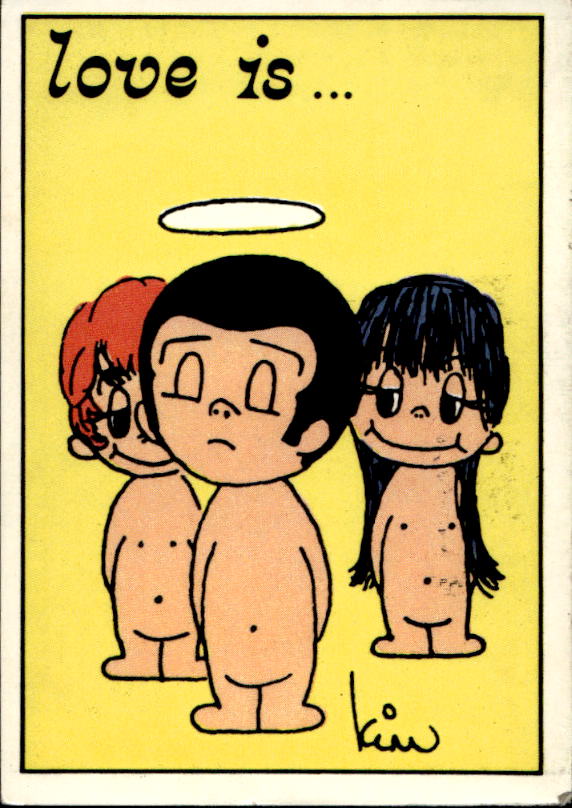 Panini Figur ''Vorhangmenü'' Love is l'amore is… 1975 - Bild 134 von 223
