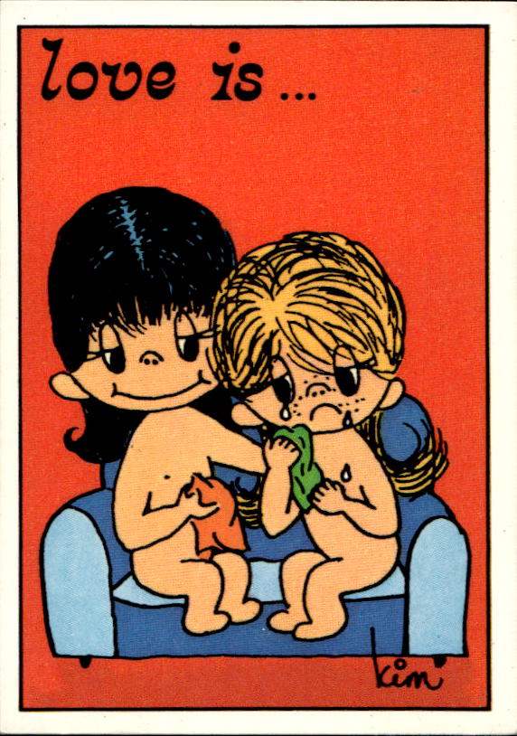 Panini Figur ''Vorhangmenü'' Love is l'amore is… 1975 - Bild 138 von 223