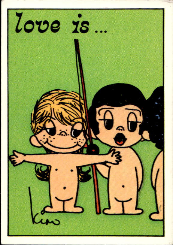 Panini Figur ''Vorhangmenü'' Love is l'amore is… 1975 - Bild 140 von 223