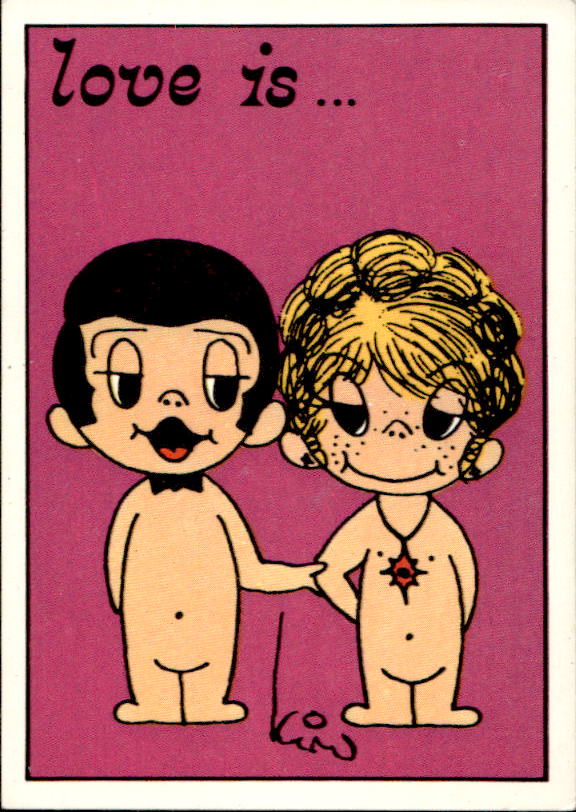 Panini Figur ''Vorhangmenü'' Love is l'amore is… 1975 - Bild 142 von 223