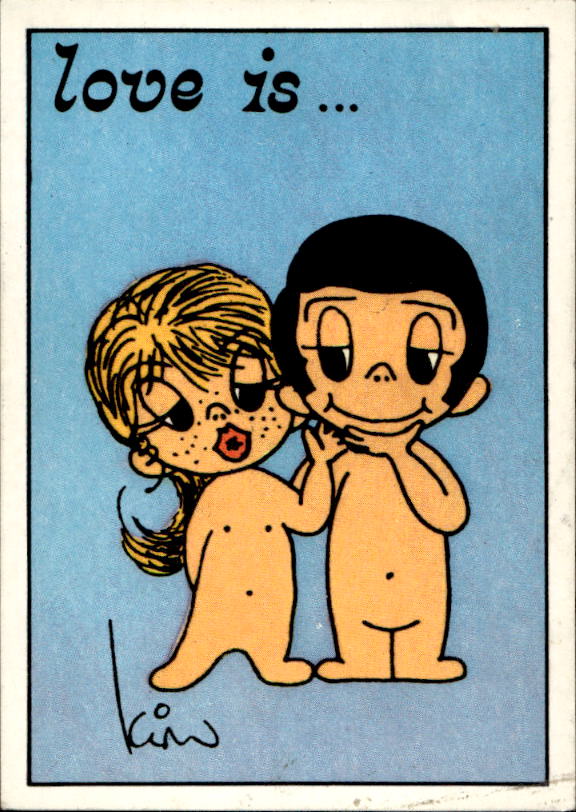 Panini Figur ''Vorhangmenü'' Love is l'amore is… 1975 - Bild 152 von 223