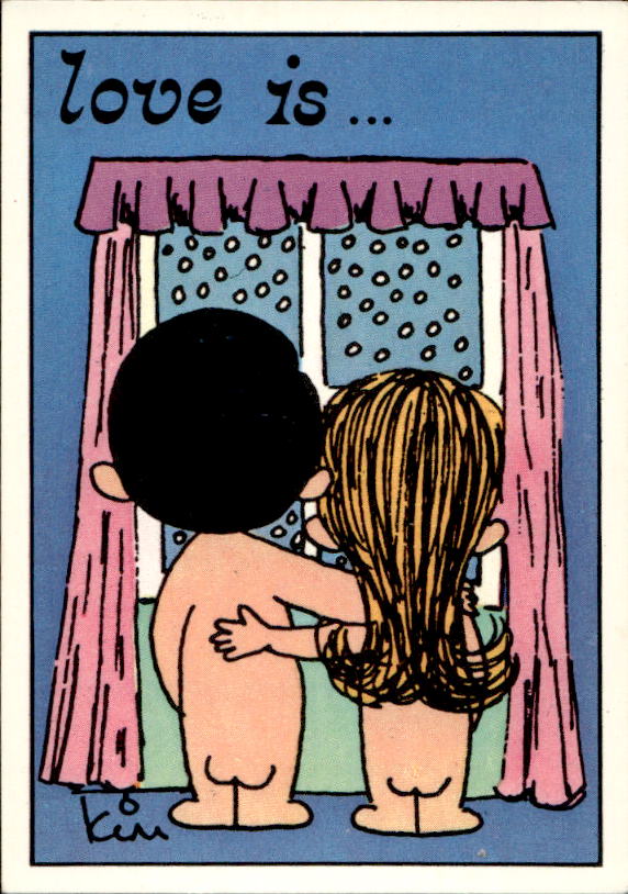 Panini Figur ''Vorhangmenü'' Love is l'amore is… 1975 - Bild 156 von 223