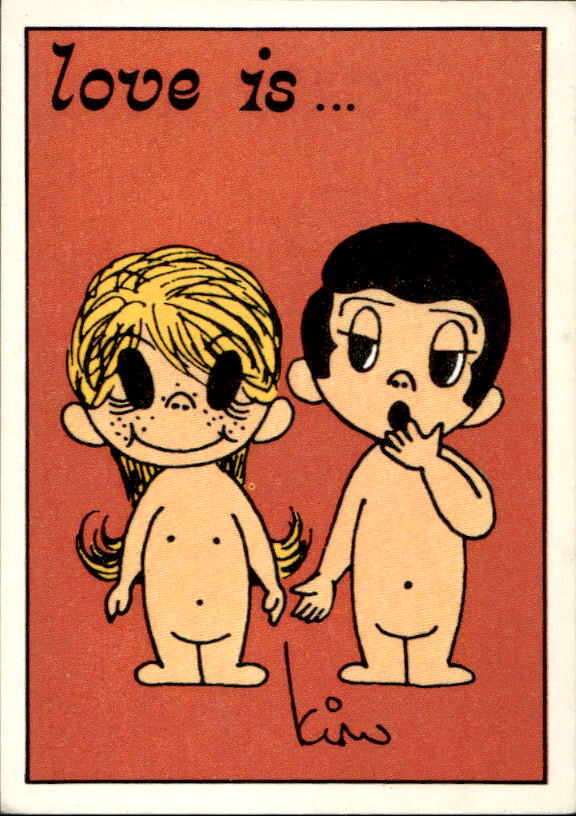 Panini Figur ''Vorhangmenü'' Love is l'amore is… 1975 - Bild 164 von 223