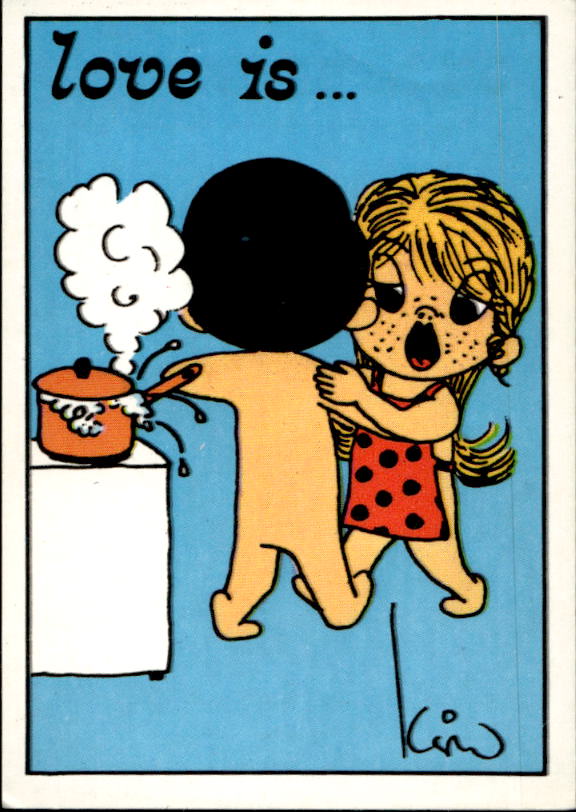 Panini Figur ''Vorhangmenü'' Love is l'amore is… 1975 - Bild 168 von 223