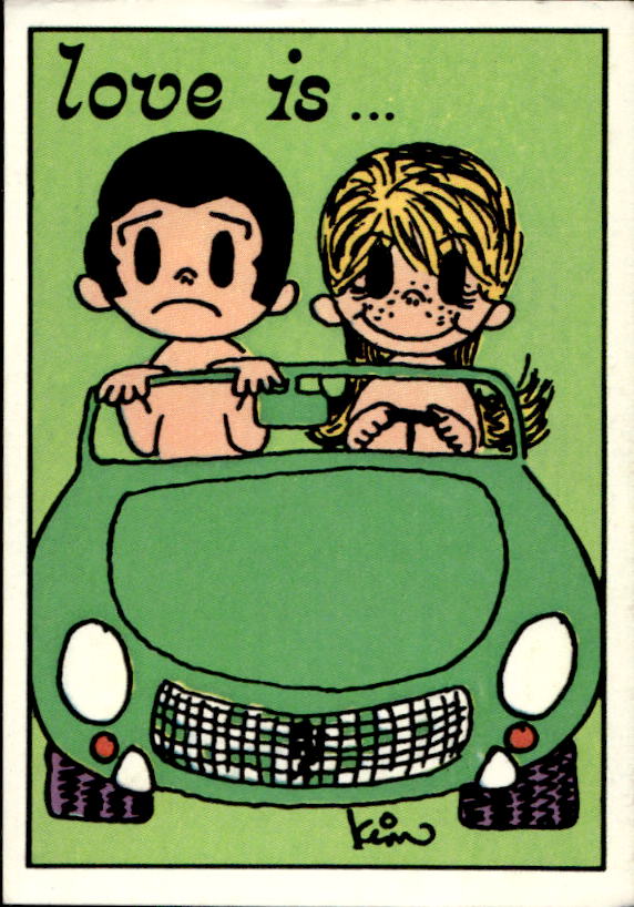 Panini Figur ''Vorhangmenü'' Love is l'amore is… 1975 - Bild 180 von 223