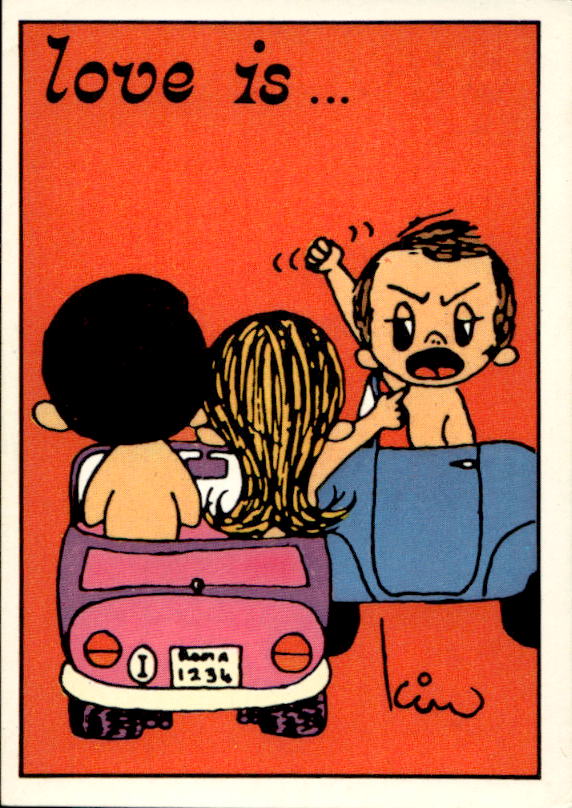 Panini Figur ''Vorhangmenü'' Love is l'amore is… 1975 - Bild 182 von 223
