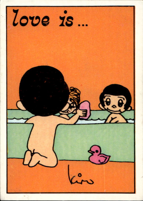 Panini Figur ''Vorhangmenü'' Love is l'amore is… 1975 - Bild 214 von 223