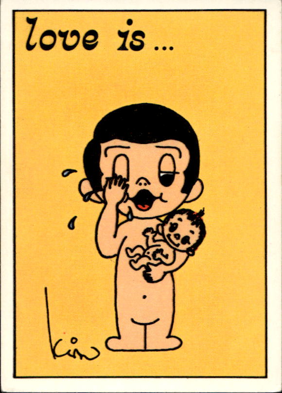 Panini Figur ''Vorhangmenü'' Love is l'amore is… 1975 - Bild 216 von 223