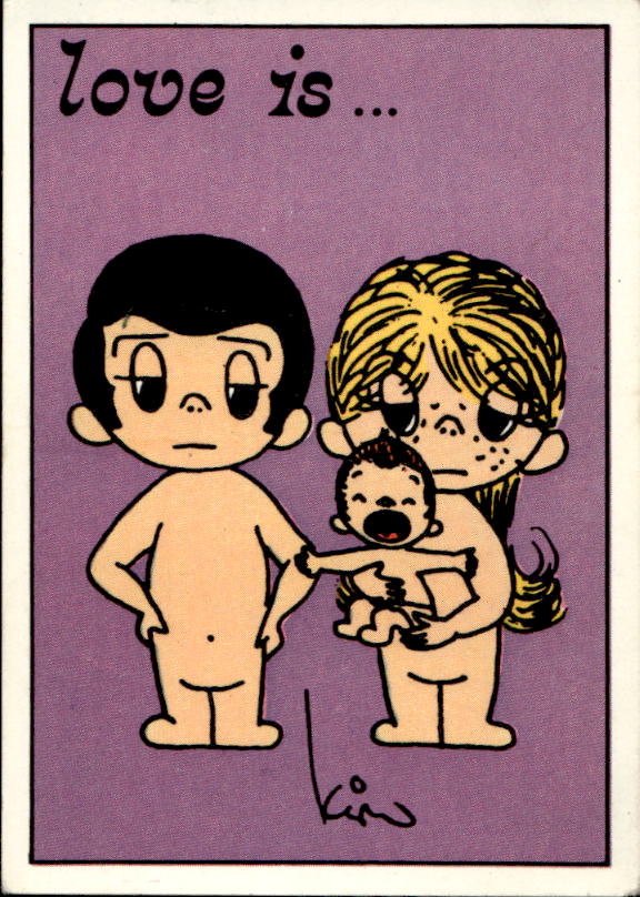 Panini Figur ''Vorhangmenü'' Love is l'amore is… 1975 - Bild 218 von 223