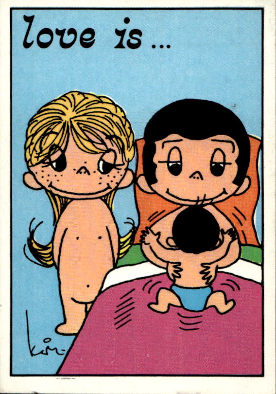 Panini Figur ''Vorhangmenü'' Love is l'amore is… 1975 - Bild 220 von 223